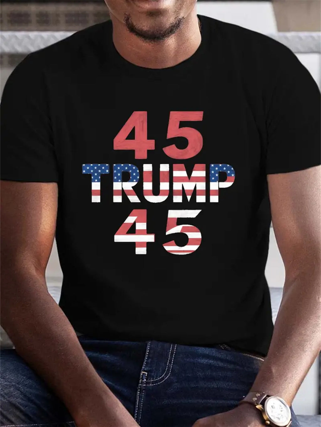 Men's Creative Tops, Casual Short Sleeved Round Neck T-shirts, Summer Outdoor Men's Clothing