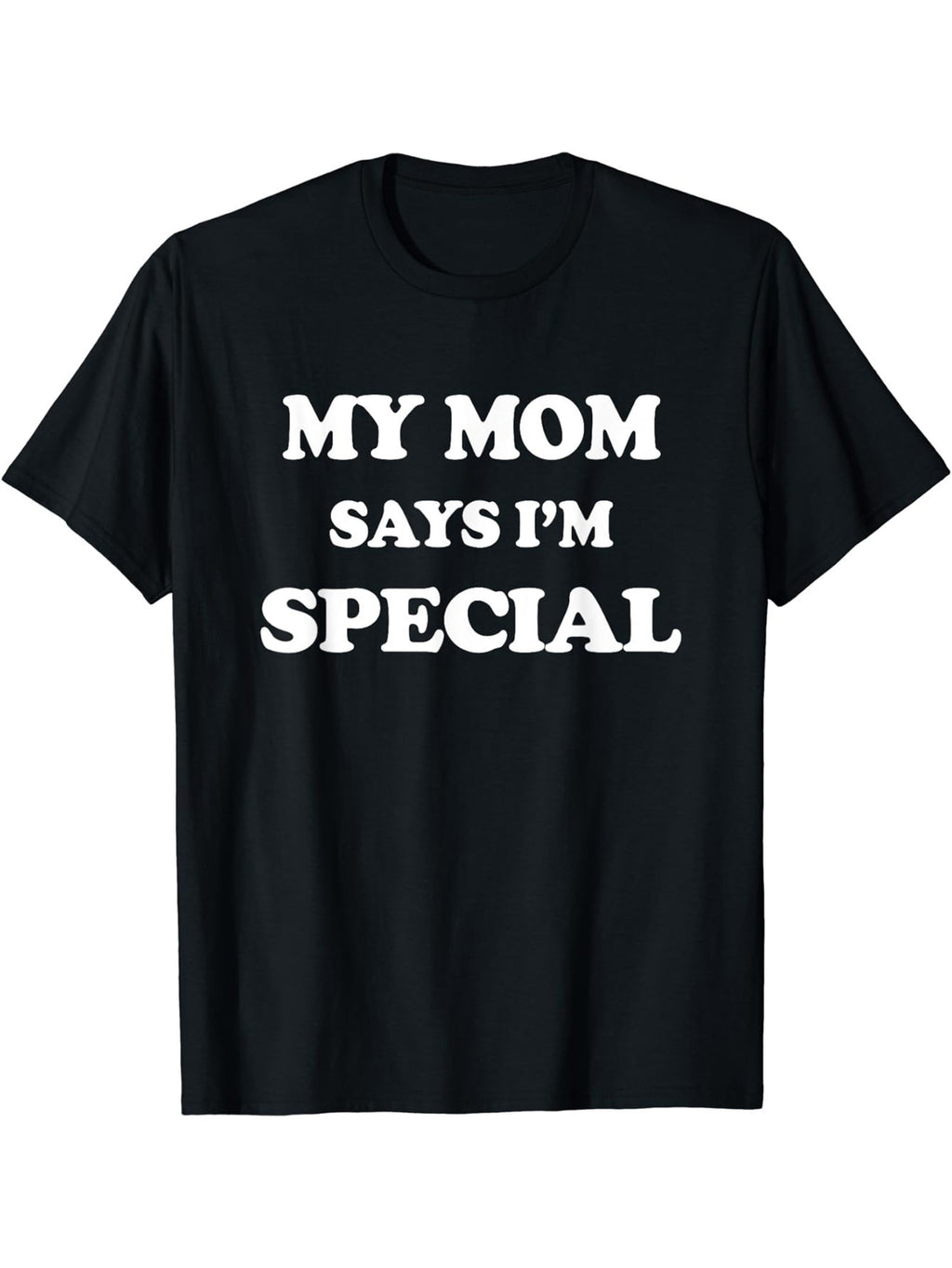 My Mother Said I Am A Special Printed Men's Fashionable Summer Short Sleeved Sports T-shirt With A Round Neck, Comfortable And Versatile