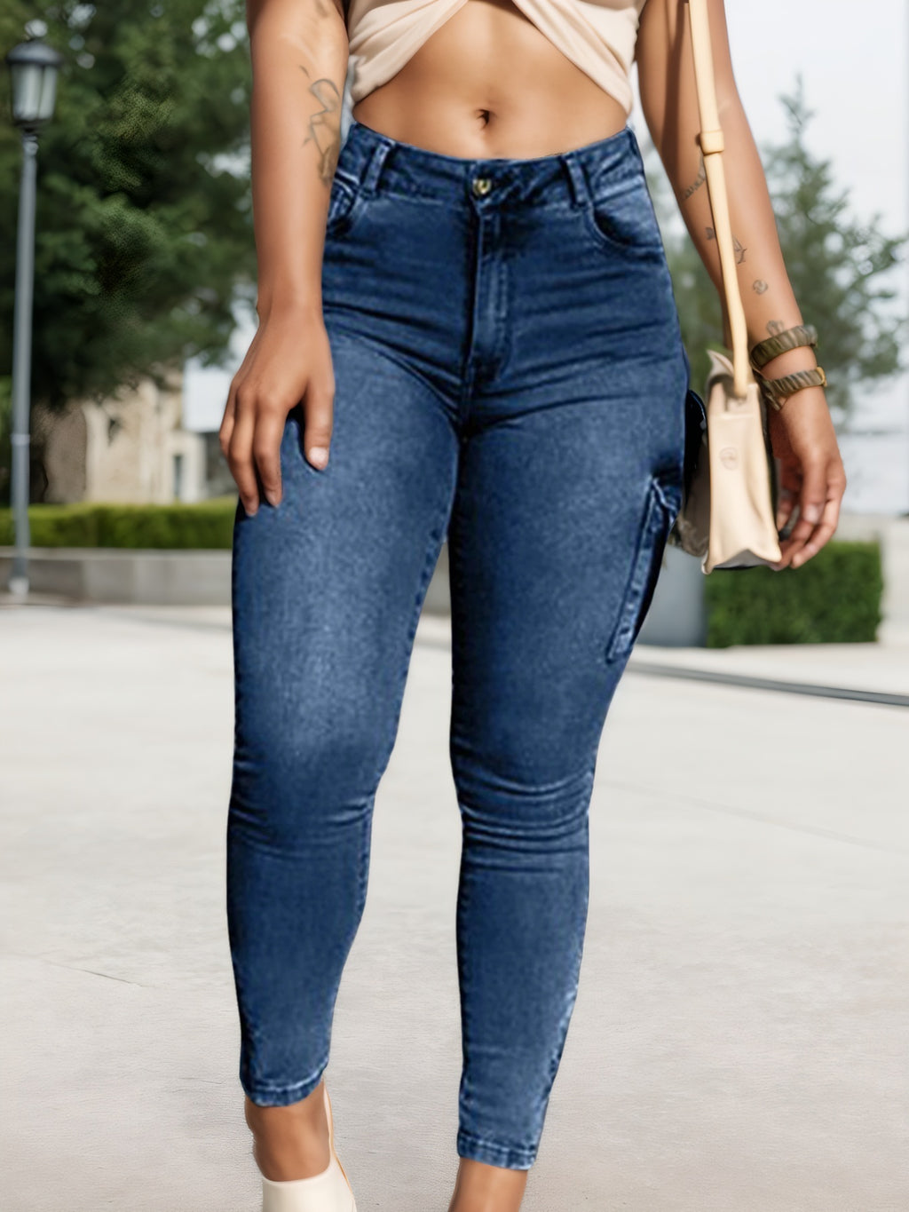 Skinny Pencil Jeans