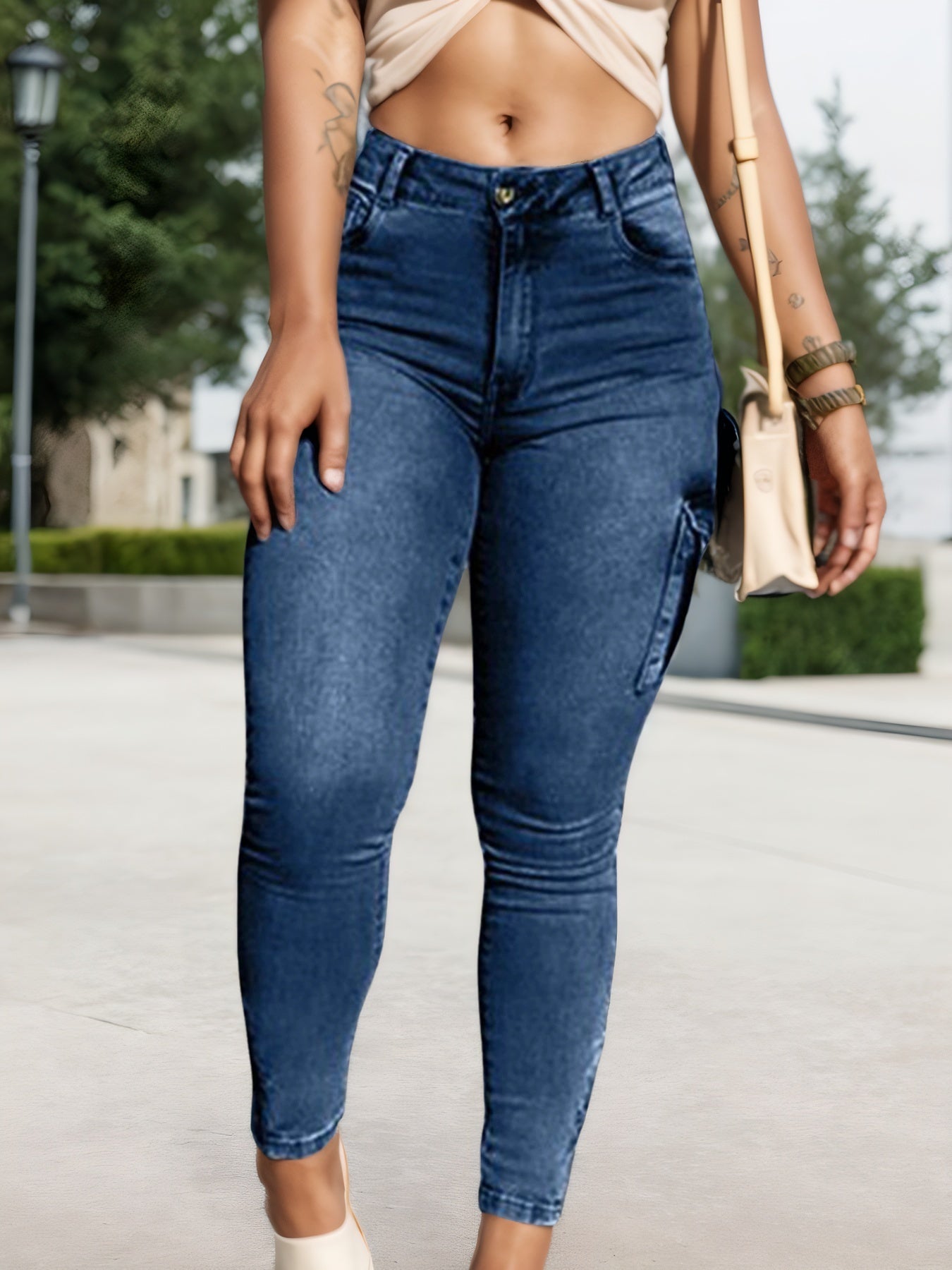 Skinny Pencil Jeans