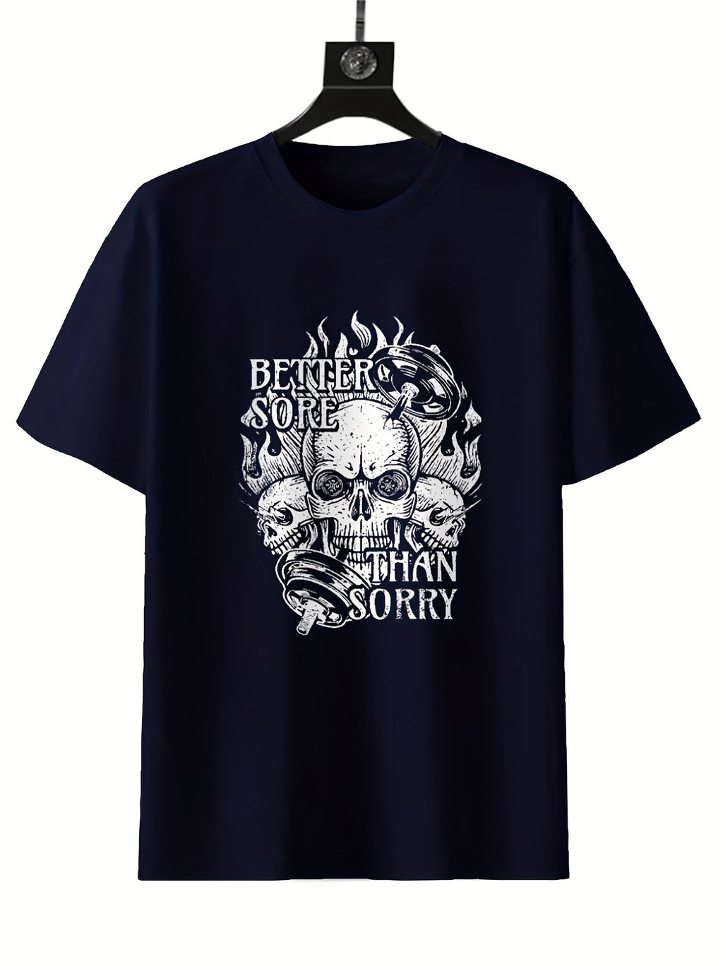 Round Neck Printed T-shirt Casual Short Sleeved Top For Spring And Summer, Personalized And Comfortable For Both Men And Women