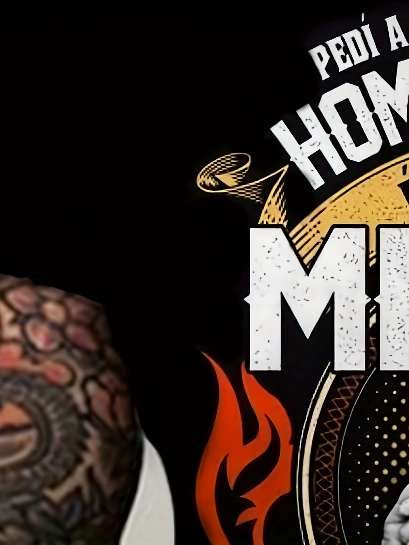 Large Men's Fist Jumping Graphic Printed T-shirt For Summer Outdoor, Fashionable Short Sleeved T-shirt, Father's Day