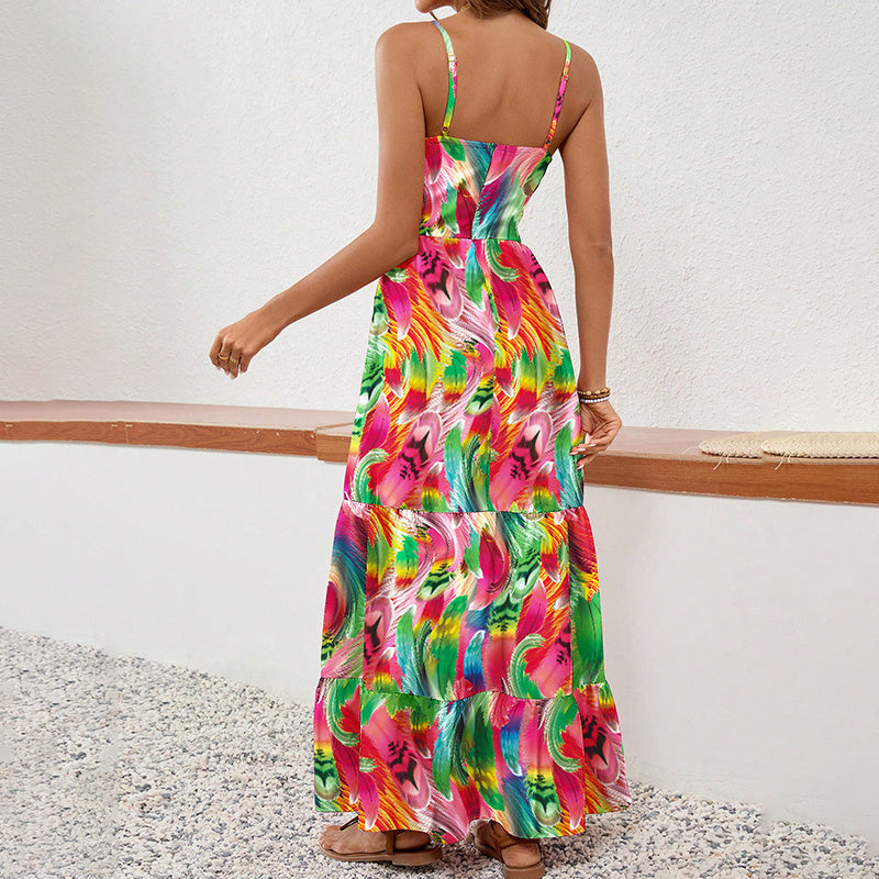 Tash's Vibe Fashion Spaghetti Sun Dress