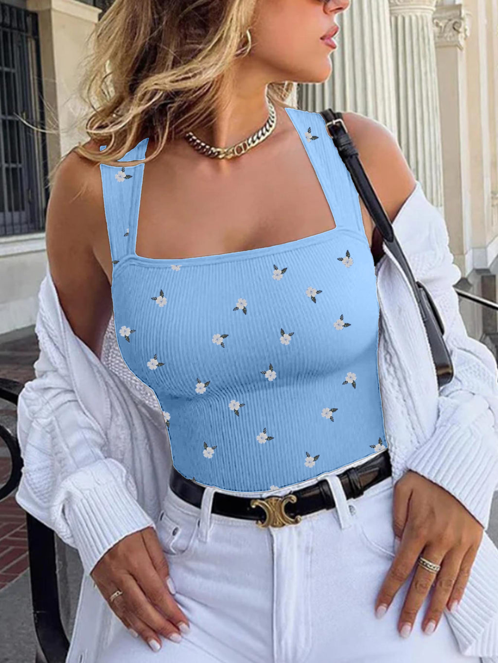 Women's One-piece Set Sleeveless Square Neck Skinny Yoga Bodysuit, Women's Sportswear Clothing