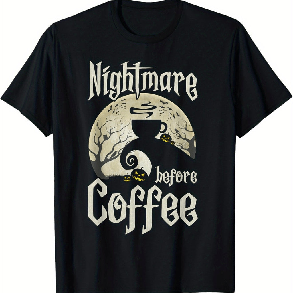 Men's Creative Tops, Casual Short Sleeved Round Neck T-shirts, Summer Outdoor Men's Clothing