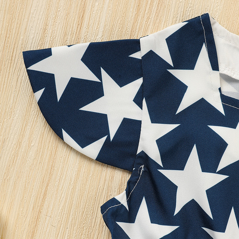 4th of July young Girls dress