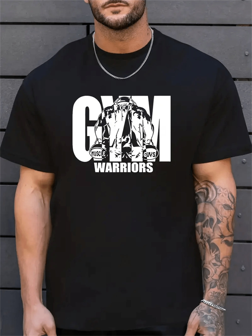 Men's Creative Tops, Casual Short Sleeved Round Neck T-shirts, Summer Outdoor Men's Clothing