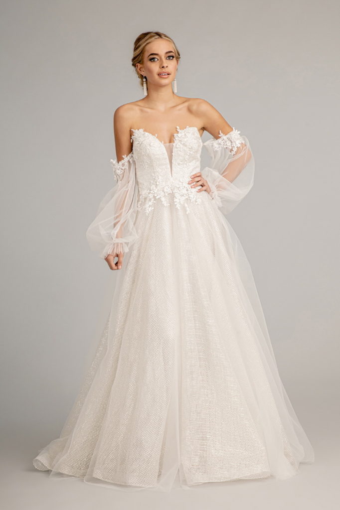 Olivia Seasonal  Dress w/ Detached Long Sleeves