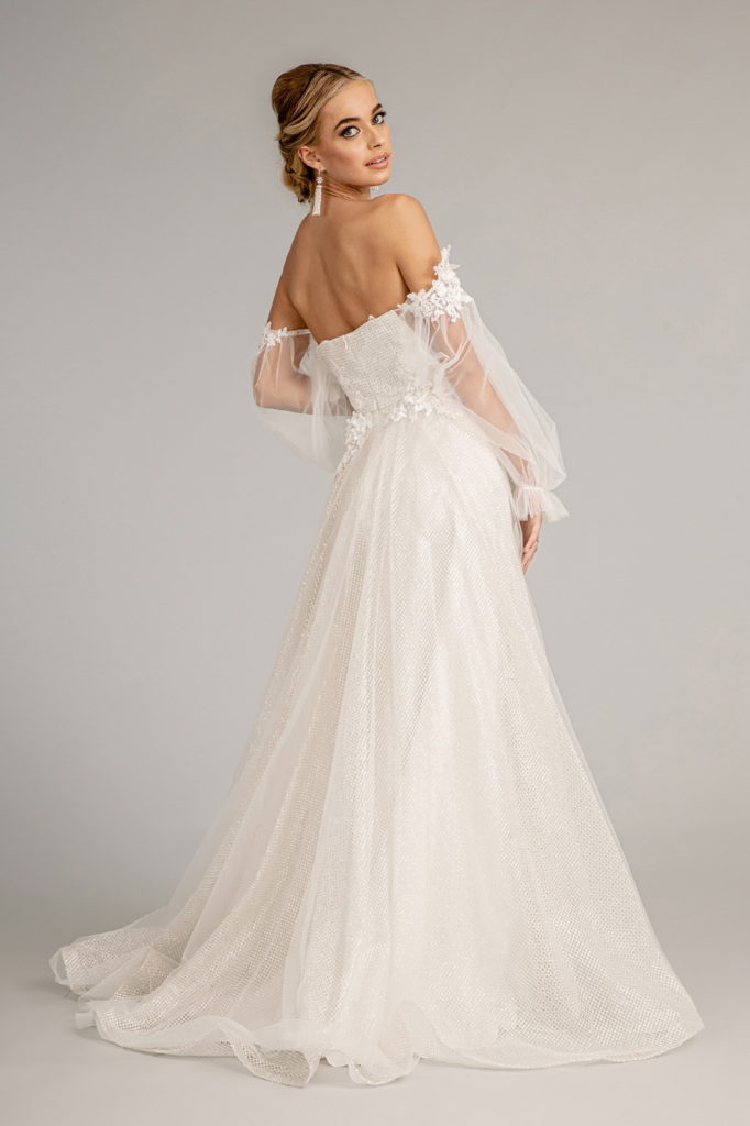 Olivia Seasonal  Dress w/ Detached Long Sleeves