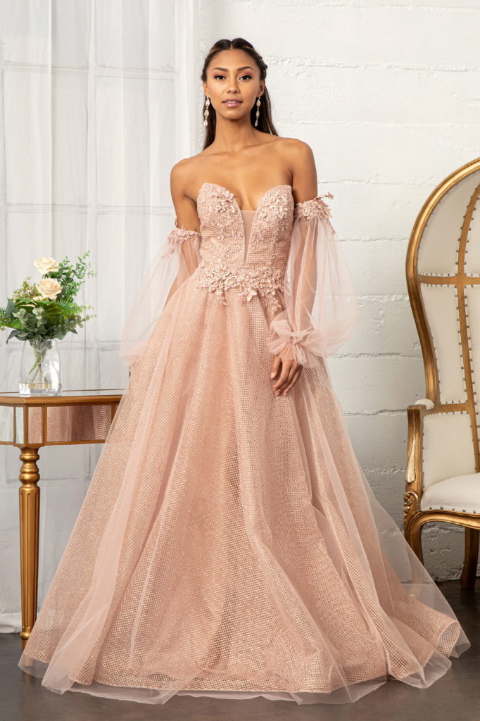 Olivia Seasonal  Dress w/ Detached Long Sleeves
